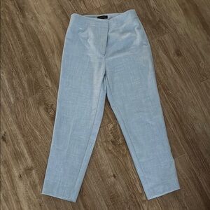 Ann Taylor Light Blue Straight Leg Trousers